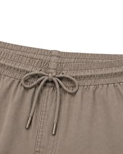 Shorts de bain d'été personnalisés kaki pour hommes, décontractés, à séchage rapide, avec taille élastique et cordon de serrage, légers, pour la plage et les vacances - Product Image 5