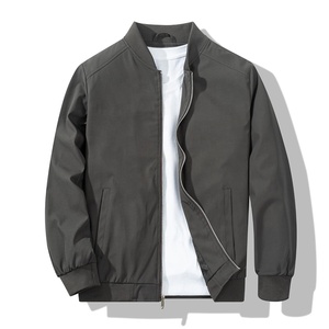 Custom Logo Clothes Men's Jacket Windproof Autumn Long Sleeve Casual Jacket Windproof Coat Bomber Jacket - Product Image 1
