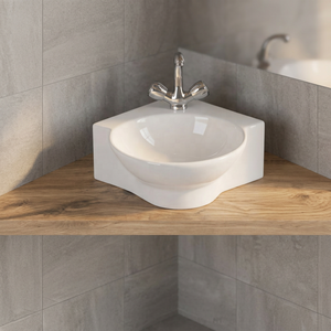 Vistaar Round Porcelain Eco-Friendly Modern Art Wash Basin For Hospital Mall And Villa Use - Product Image 3