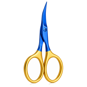 Tijeras para Cutículas de Acero Inoxidable con Hoja Curva, Ligeras, Reutilizables, para el Cuidado de las Uñas, con Estuche de Cuero PU - Product Image 5