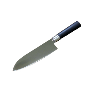 Couteau de chef en acier Damas forgé à la main, couteau de cuisine professionnel, lame en acier inoxydable 440C, finition haute brillance, manche en bois - Product Image 1