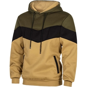 Nuevas Sudaderas de Moda para Hombre, Otoño Invierno, Estilo Urbano, Manga Larga, Color Sólido, Blusa Informal, Sudadera con Capucha de Forro Polar - Product Image 3