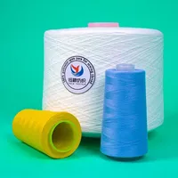Fil à broder et à coudre 100 % polyester filé TFO blanc brillant, haute ténacité, écologique, vente en gros du fabricant chinois