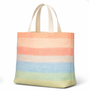 Fashion New Women's Large Capacity Custom logo Color Single Shoulder Handbag <b>Beach</b> Shopping Bag Hand Length Handle Pastel colors - Product Image 5