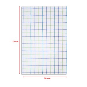 Serviettes de cuisine de qualité supérieure, en coton, avec motif teint en fil, en gros, avec taille et logo personnalisés - Product Image 5
