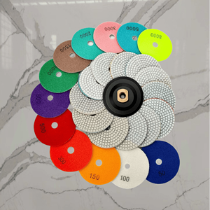 Discos de Pulido de Diamante de 50-3000 Granos para Uso en Húmedo/Seco para Pisos de Concreto, Granito, Mármol y Piedra y Pulido de Automóviles OEM - Product Image 4