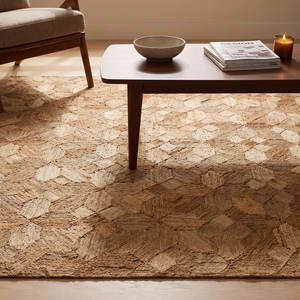Textured Handwoven Beige Brown Modern Anti-Slip <b>Thick</b> Rug Natural Abstract Geometric Pattern Flatweave Area Carpet for Living - Product Image 4