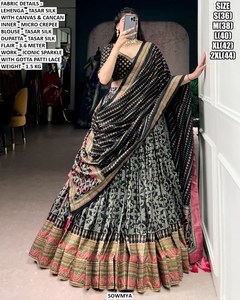Lehenga vert Noor-e-Ziyaa - Product Image 4