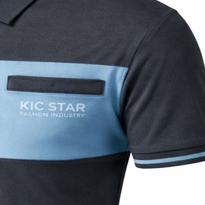 Polo de Hombre Bicolor, Algodón Piqué, Manga Corta, Estilo Casual con Ribete en Contraste, Marca Privada, Hecho en Pakistán - Product Image 3