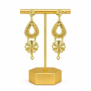 Pendientes Colgantes Chapados en Oro de 14K, 18K, 24K al por Mayor, Joyería de Moda, Set de Pendientes Nupciales Árabes, Joyería Rellena de Oro, Oro Joyería - Product Image 1
