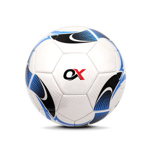 ลูกฟุตซอลออกซ์วา อินดัสทรีส์ พีวีซี พิมพ์โลโก้สีและดีไซน์ตามสั่ง ขนาด 4  แบบเด้งต่ำ สำหรับเล่นกลางแจ้ง - Product Image 1