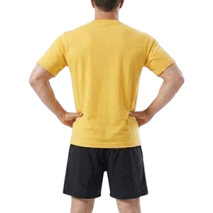 Men's Brown Cotton T-Shirt Short Sleeve O-Neck Regular Fit Casual Solid Color Jersey Knitted Custom <b>Design</b> Top Quality Men Shirt - Product Image 6