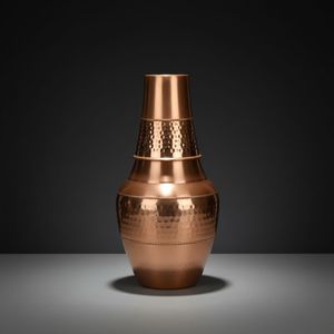 Botella de agua compacta de cobre para un fácil almacenamiento, transporte y uso diario, adecuada para oficina, viajes e hidratación al aire libre. - Product Image 3