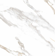 Carreaux effet marbre blanc Carara Pearl, poli brillant, format 600x600 mm, pour murs et sols - Product Image 3