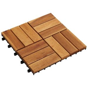 11.8 di Acacia \ "x11.8 \" Set di 20 pavimenti per esterni Premium per Patio o giardino - Product Image 2