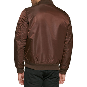 Chaquetas Bomber de Invierno con Capucha y Cuello Alto de Lona de Alta Calidad con Logotipo Personalizado para Hombre, Nuevo Ingreso, Mejor Precio Bajo - Product Image 5