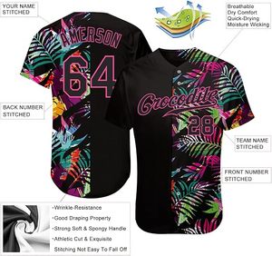 Custom <b>Baseball</b> Jersey: Personalized Name & Number, Team Sport Uniform, Print <b>Baseball</b> Jersey - Product Image 2