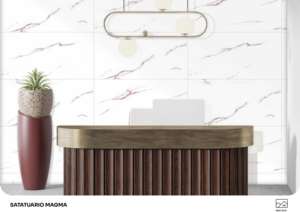 Carrelage en porcelaine poli brillant raffiné 600x1200mm 60x120cm 24x48 pouces Grand format Surface décorative pour espaces haut de gamme - Product Image 4