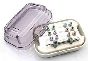 Kit d'expansion osseuse dentaire en acier, outil chirurgical sûr pour la préparation du site d'implantation, adaptateur à cliquet ergonomique manuel, certifié CE OEM - Product Image 2