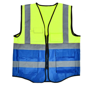 <b>High</b> Quality Custom Printing New Design Lightweight Washable Polyester Hi <b>Visibility</b> Rip-Stop Quick Dry Safety Vest Wholesale - Product Image 1