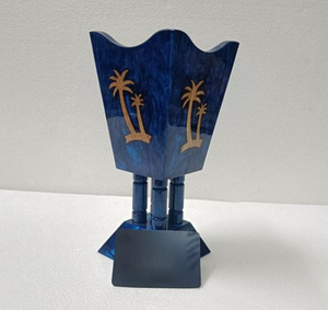 Elegante Quemador de Incienso de Resina Epoxi con Diseño de Palma, Decoración para Villa, Bakhoor o Mubakhar, Regalo para Eid y Ramadán, ARTE INDIO EXOTICO - Product Image 1