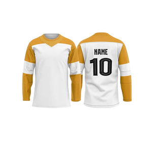 Camiseta de Hockey sobre Hielo Transpirable, Personalizada, de Manga Corta, Secado Rápido, Antibacteriana, Uniforme de Equipo, Prenda Resistente - Product Image 2
