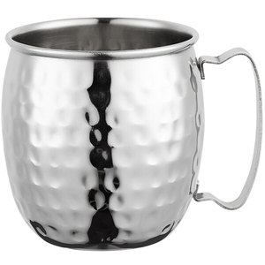 Copper Moscow Mule <b>Mug</b> Matte Black With Handle Vintage Style For Cold Drinks Adults Party Use - Product Image 5