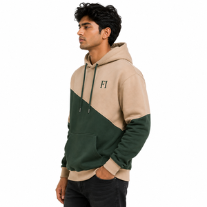 Sudadera con capucha extragrande de algodón 100% de alto gramaje para hombre, estilo casual, con puños de felpa acanalados, para invierno, estilo urbano, al por mayor, EE. UU. - Product Image 4