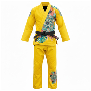 Kimono de compétition de Jiu-Jitsu brésilien (BJJ) en tissu perlé de luxe, uniforme personnalisé OEM, fabricant pakistanais d'arts martiaux - Product Image 1