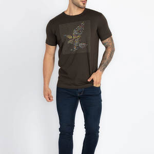 Camiseta de Hombre de Alta Calidad al por Mayor con Diseño Personalizado, Camiseta 100% Algodón con Impresión, Camiseta de Talla Grande para Hombre - Product Image 4