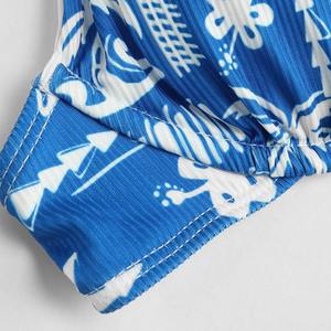 Maillot de bain OEM, bikini, vêtements de plage, maillot de bain sexy personnalisé pour femme, ensemble de maillots de bain push-up pour femmes, imprimé, spandex/nylon, protection UV - Product Image 3