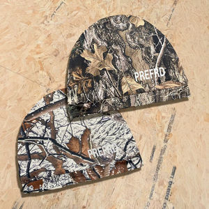 Gorro Retro Hip-Hop con Estampado de Hojas de Camuflaje, Bordado 3D Personalizable, Gorra Moderna, Personalizada, Casual y a la Moda - Product Image 1