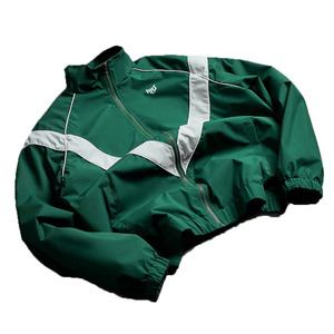 Y2K Style Custom Track <b>Jacket</b> Manufacturer Retro Contrast Panel Windbreaker OEM Sportswear Men's <b>Jackets</b> Private Label Wholesale - Product Image 5
