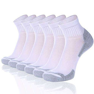 Econex Sports Crew <b>Socks</b> Black White Dot Pattern Breathable Mesh Polyester/Cotton Sweat-Absorbent for Soccer Adults Summer Sport - Product Image 2