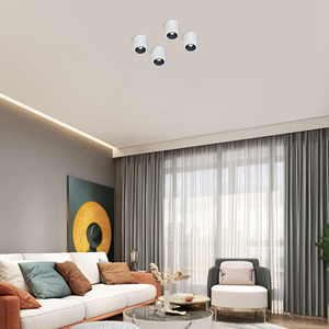 Lámpara de techo de aluminio de alta calidad, redonda, de montaje en superficie, antideslumbrante, con bombilla LED desmontable para pasillos y habitaciones del hogar. - Product Image 6