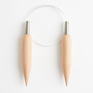 Agujas de Tejer de Madera Ecológicas y Duraderas para Suéteres, Calcetines, Bufandas, Suministros de Ganchillo DIY, Puntas Simples, Costura de Moda - Product Image 6