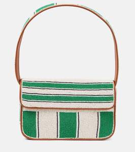Bolso de Mano Bordado a Mano con Cuentas de Semillas, Diseño Floral Bohemio, Bolso de Hombro Personalizado con Cuentas y Borlas Coloridas - Product Image 2