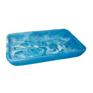 Handcrafted Epoxy Resin Serving Storage <b>Tray</b> For Jewelry <b>Vanity</b> Gifting & Home Kitchenware Simple Elegant Platter For Tabletop - Product Image 1