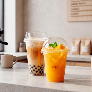 Viet Nam High Quality Disposable PP <b>Plastic</b> <b>Cup</b> with Lids 360ml 500ml Fruit Tea <b>Cup</b> with Lid for Beverage - Product Image 6
