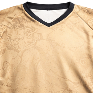 Camiseta Táctica de Paintball con Gráfico de Calavera Color Bronceado, Sublimada, Ropa Deportiva Transpirable de Manga Larga con Orificios para Pulgares - Product Image 6