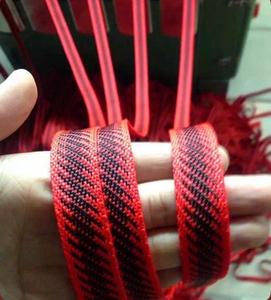 Striped Jacquard Woven <b>Elastic</b> Webbing with High Tenacity for Garment Use-Polyester/Nylon Material - Product Image 2