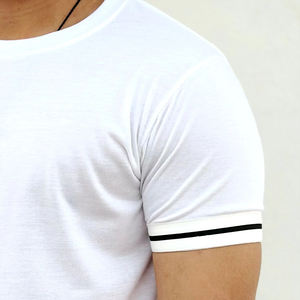 Fabricant de t-shirts en coton uni pour hommes, impression personnalisée, logo graphique, designs de t-shirts, sublimation, t-shirts pour hommes - Product Image 4