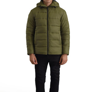 Customized Men Puffer Jacket <b>Padded</b> Bubble Down Puffer Jacket High Quality Polyester Nylon Material Puffer Men's Jackets - Product Image 1