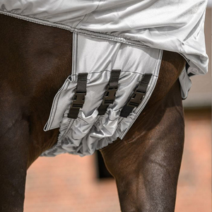 Wholesale Waterproof Equestrian Horse <b>Rugs</b> with Cotton Lining Fabric Shell Breathable Design for Dressage Use-Customizable Sizes - Product Image 5