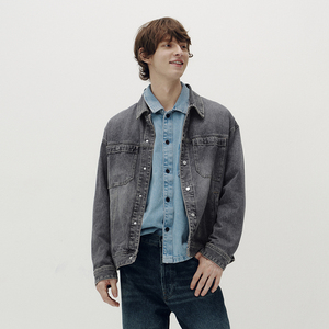 GURUNA-Z-INDUSTRY <b>Top</b> Fashion <b>Men's</b> Denim Jacket New Latest Hot Selling Fancy Casual Classic Elasticity Hooded Windproof - Product Image 2