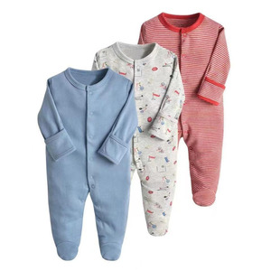 Ensemble de barboteuses pour bébé sur mesure, tricoté, imprimé dessin animé, manches longues, combinaison pour nourrisson, pyjama, coton, polyester, body - Product Image 4