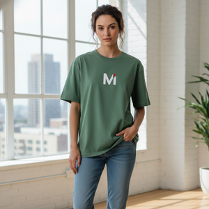 T-shirt Premium 300 g/m² Coupe Boxy Homme Streetwear Urbain Épaules Tombantes Uni Personnalisable Broderie Sérigraphie T-shirt Vierge - Product Image 6