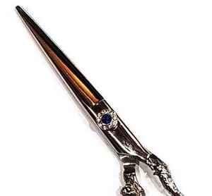 Professional Stainless Steel Beauty <b>Scissors</b> with Sharp Tip for Hair Cutting in Salon Use Hair Salon Supplies Dragon Design Free - Product Image 6
