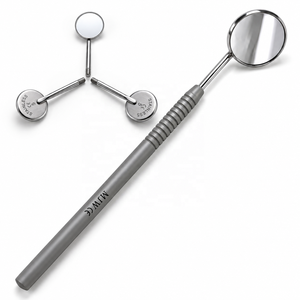Espejo Bucal Dental de Acero Inoxidable MJW con 3 Cabezas Adicionales — 45 °   Instrumento de Diagnóstico para Examen Intraoral Angulado - Product Image 3