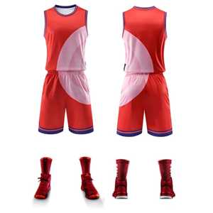Uniformes de basket-ball 100 % polyester, légers, pour équipe, meilleur produit. - Product Image 5